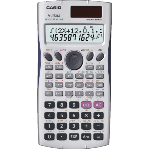 White Casio Calculator PNG image Transparent Free