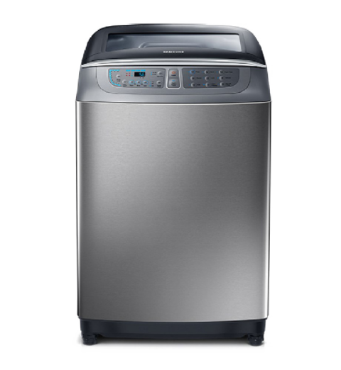 HD Silver Washing Machine PNG Image On Transparent