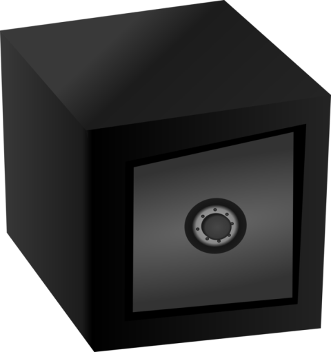 Black Bank Vault PNG Image Free Download