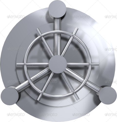 Isolated On Clipart Bank Vault PNG Image