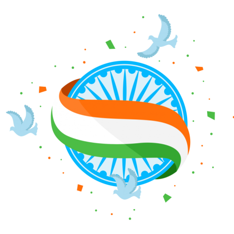 PSd & Svg India Flag PNG Icon Free Download