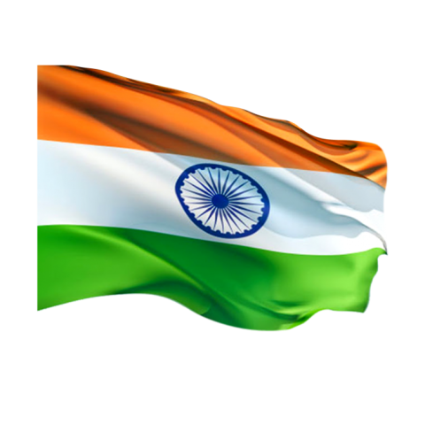 Waving PNG India Flag Image Free Photo