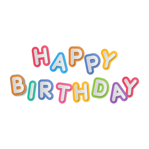 Istock Colorful Happy Birthday PNG Picture Free Download