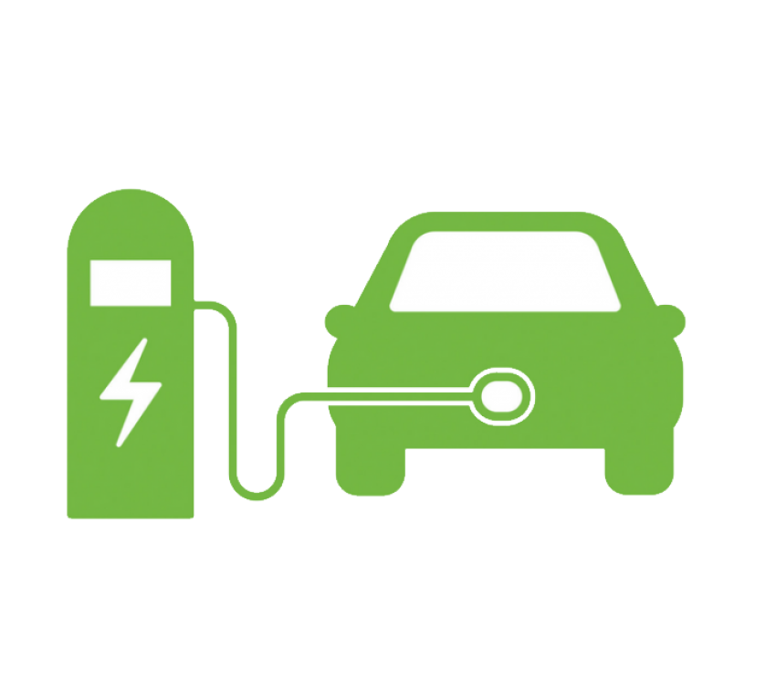 PSD On Vector Electric Car PNG Art Free Download