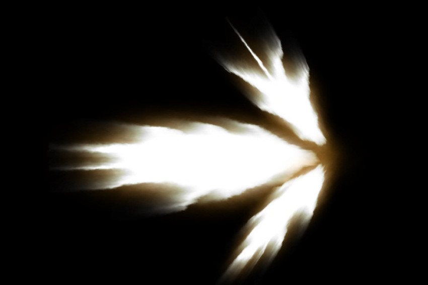 Fire Flash light effect white colour png free download on black background