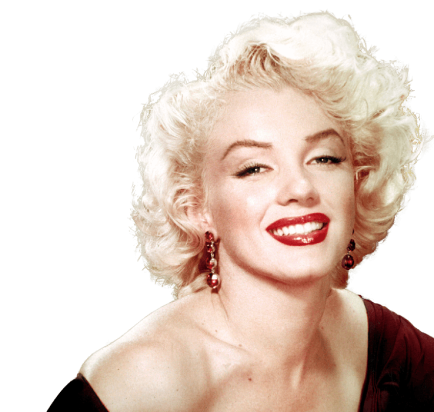 Marilyn Monroe PNG Transparent Image Free Download