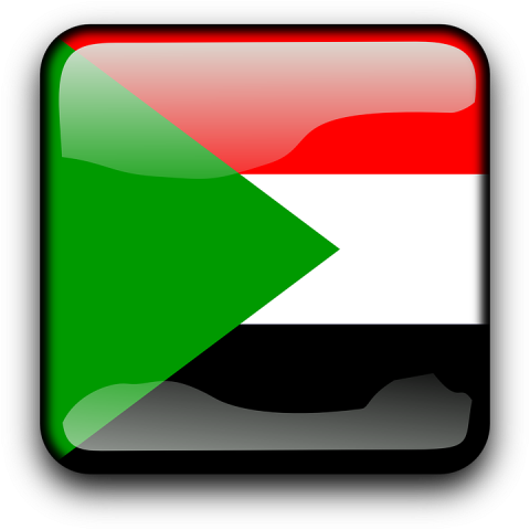 Round Sudan Flag  PNG Icon Free Download