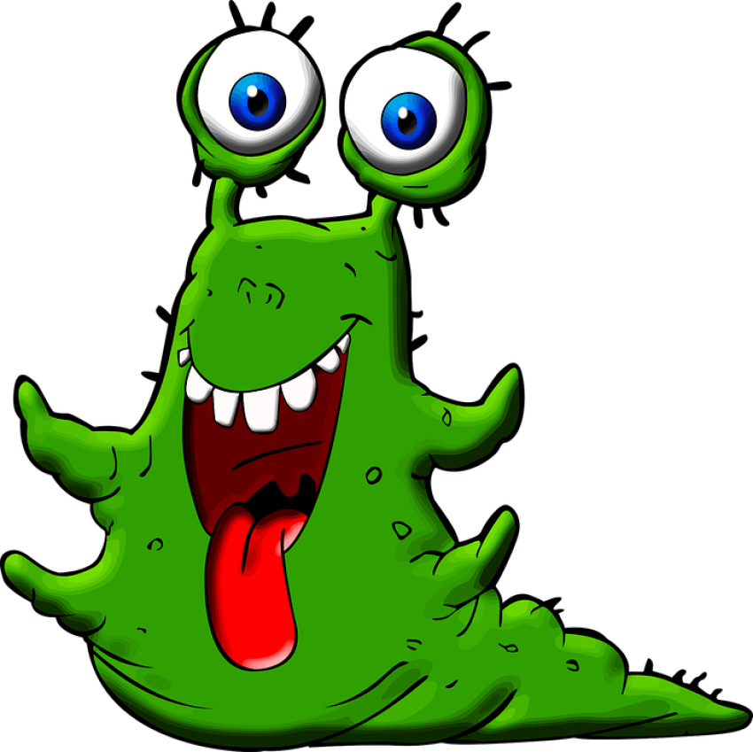 Cute Cartoon Colorful Slug PNG Icon Image FRee Transparent Background