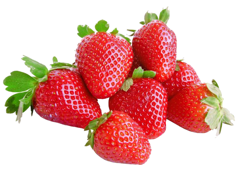 HD Strawberries White Background PNG Free Download