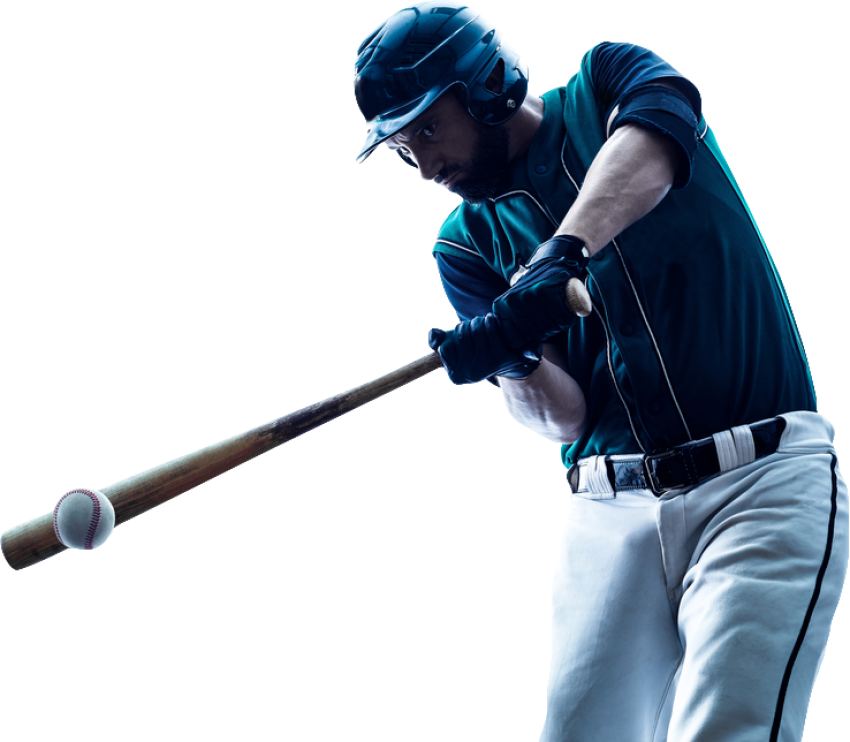 Svg Baseball Player  PNG Sticker Image