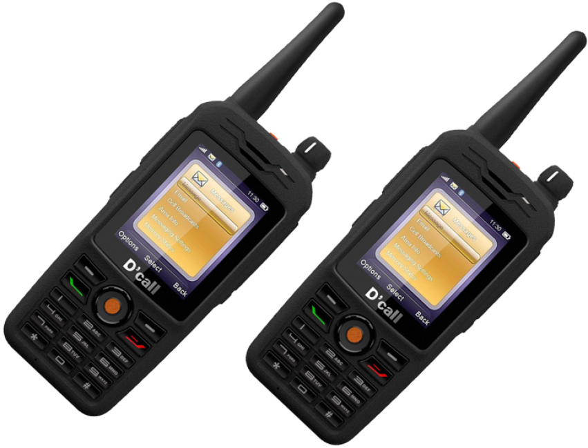 Black Walkie Talkie PNG Image