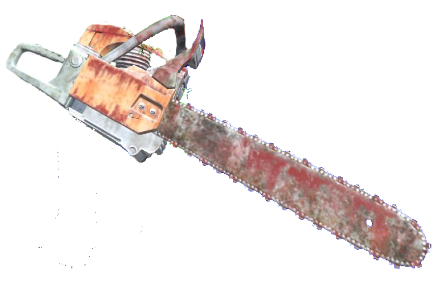 Wood Cutter Chainsaw PNG Image