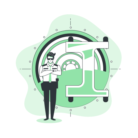 Cartoon Bank Vault PNG Sticker Free Download