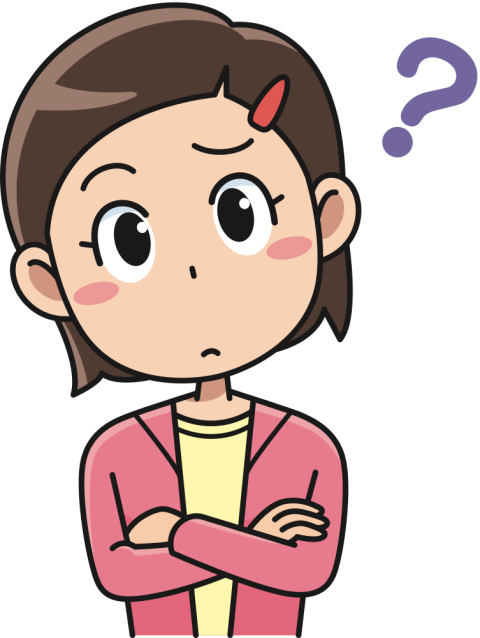 Thinking Woman PNG Cartoon Image Free Download