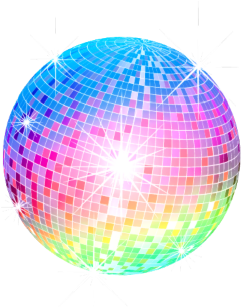 Colorful Disco Ball PNG Image Free Transparent Background