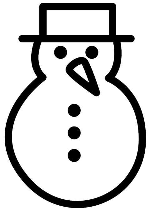 Winter Snow PNG Outline Free download