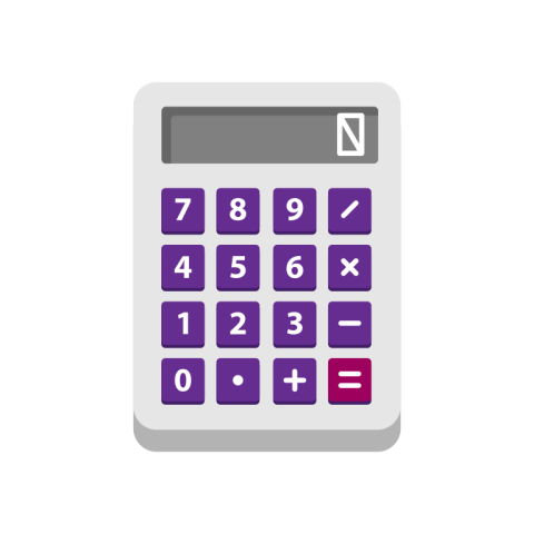 Cute Calculator PNG Symbol