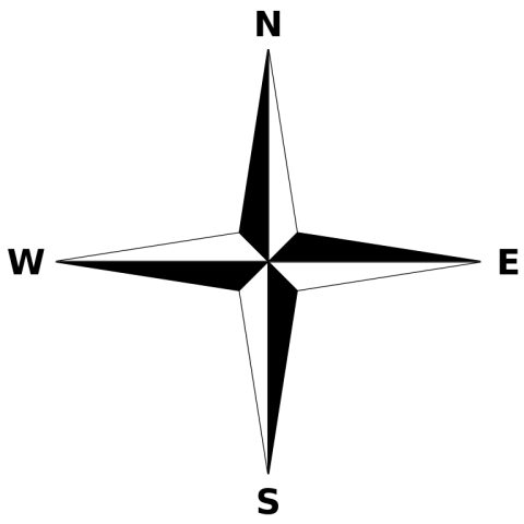Compass Rose PNG Logo on PSD Free Download