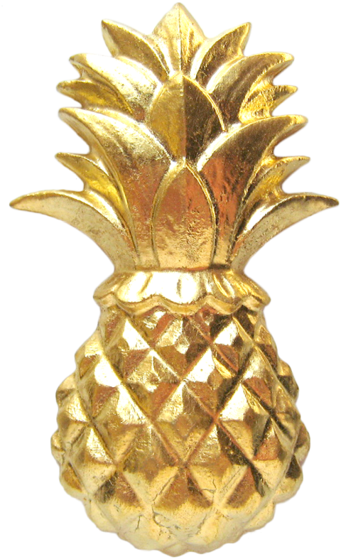 HD Psd Clipart Gold Pineapple Tofi Free Transparent Background PNG Icon & Logo Free Download
