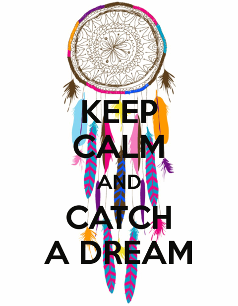 Keep Calm and Catch a Dream PNG Image Free Transparent Background