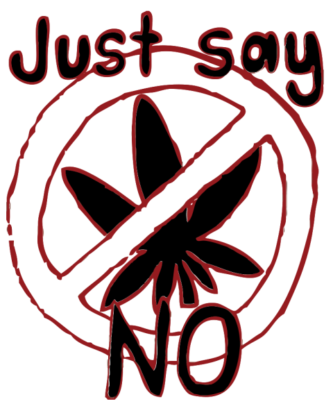 Just Say No Drugs PNG Handart Free Download