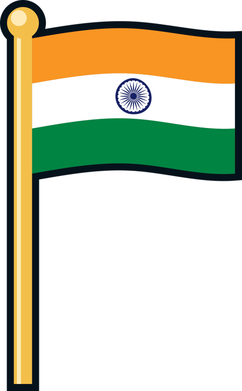 Vector Art of India Flag PNG Transparent Image