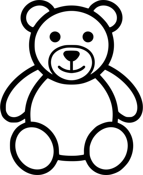 Teddy Bear PNG Vector Icon & Logo Free Transparent Image