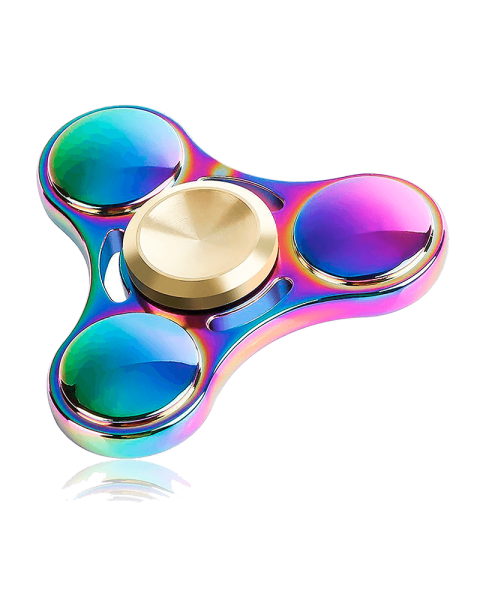 Rainbow Art Fidget Spinner Transparent PNG Free Download
