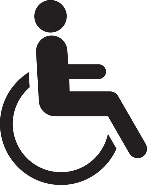 Vector Isolated Wheelchair PNG lcon free Background
