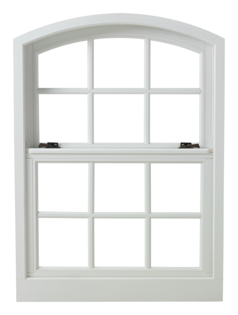White Window Frame PNG On Background Image