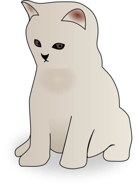 Vector ClipArt Kitten PNG Image Free Download