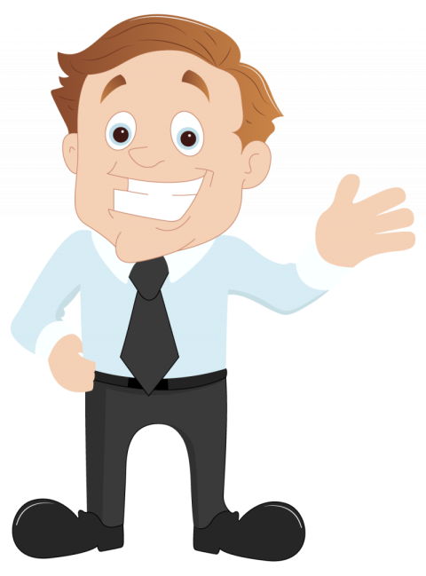 Salesman Character Vector, Transparent Background PNG Free Download ...