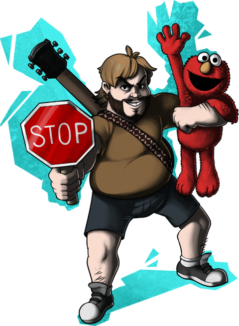 Flaming Elmo PNG Character Free Download