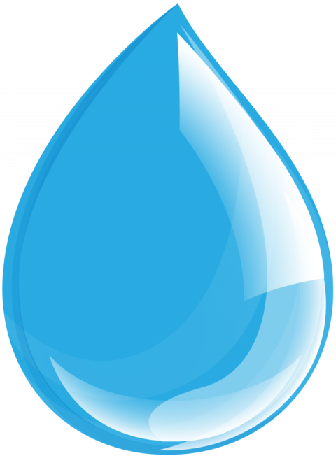 Water drop blue colour icon vactor graphic design