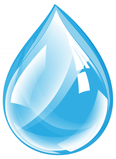 2 shade water drop vector graphic design