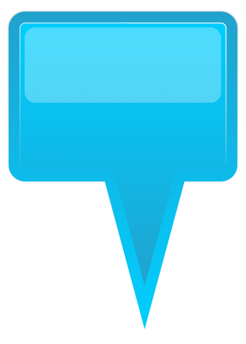 Glossy navigation icon blue colour vector graphic design