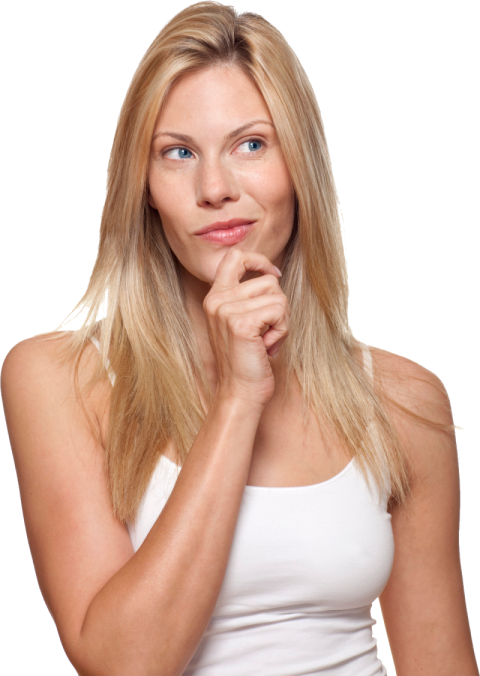 Cliaprt Thinking Woman PNG Image Free Download