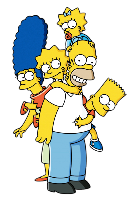 Silhouette The Simpsons PNG Family Picture Wallpaper