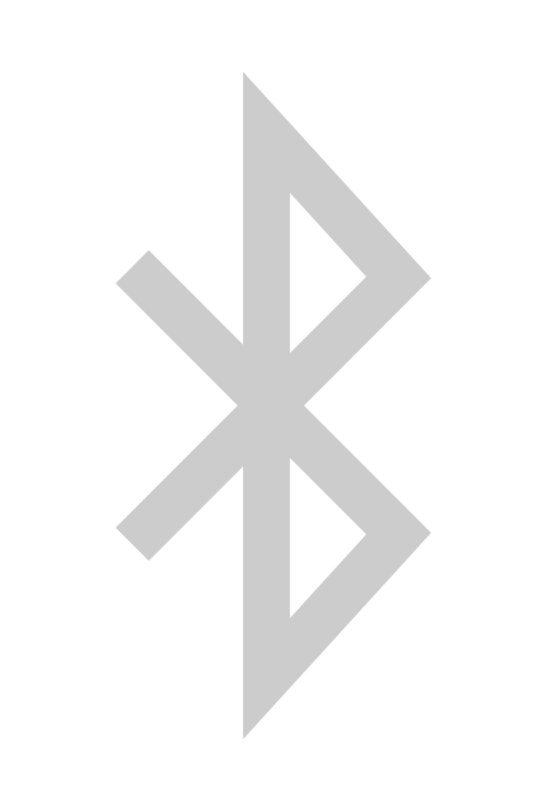 Grey Bluetooth Icon PNG Free Download