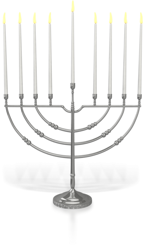 Download Free Silver  Hanukkah PNG Image Free Transparent background