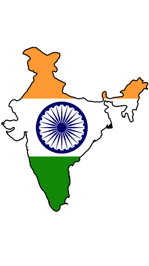 High Resolution India Flag PNG Map Free Image Download