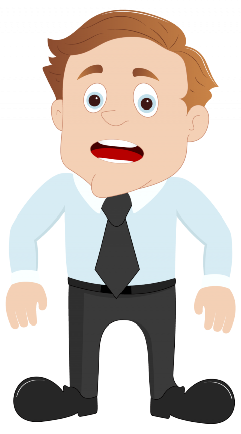 Salesman Character Vector, Transparent Background PNG Free Download