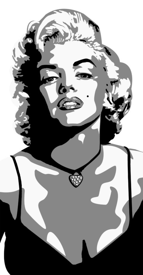 Marilyn Monroe Pop Art Photo PNG Free Download