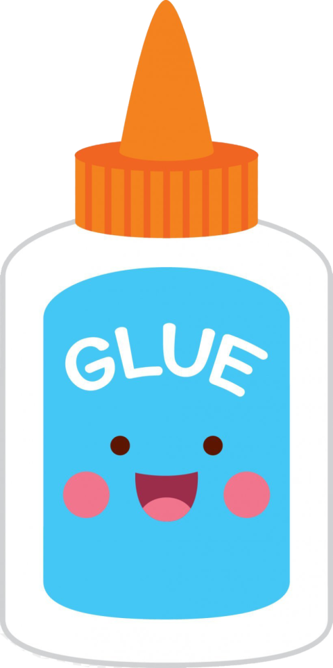 Cute Glue Bottel PNG Icon Free Download