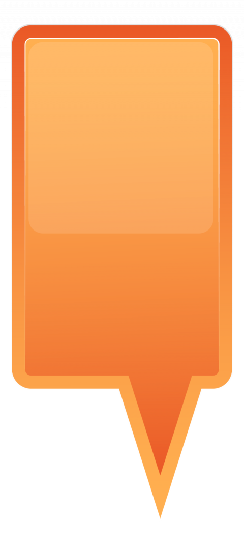 Orange navigation glossy navigation icon vector graphic design