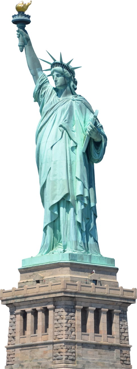 Transparent Statue of Liberty PNG image free download