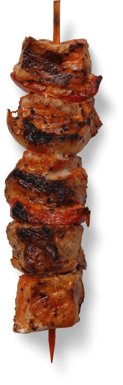 Meat Skewer Grilled,Roasted Meat Skewer,Easy Grilled Chicken Shish Kebabs With VegetabIes In Stick,HD Photo Free Download PNG Image,Transparent Background