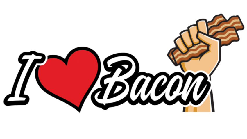 PSD Graphic Bacon PNG Logo Free Download