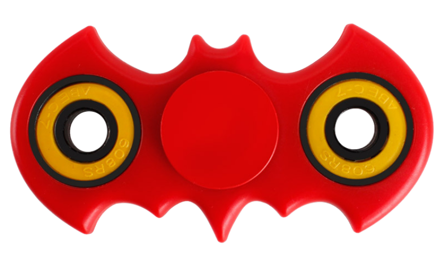 HD Red Batman Fidget Spinner Transparent HQ PNG Image FreePNG Download