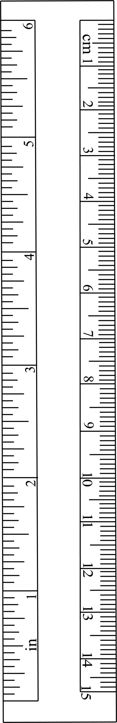 Small Ruler PNG Scale Free Download